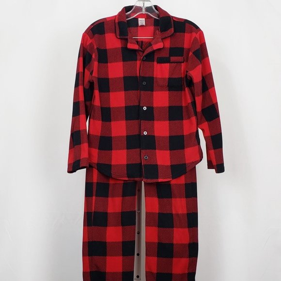 GAP Other - Gap Kids Red Black Plaid Flannel Pajamas SEt